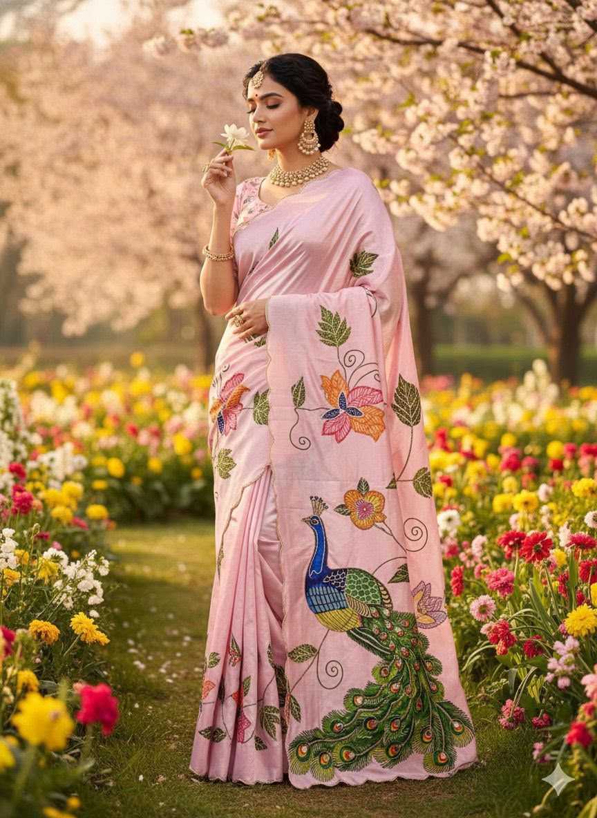 YNF Wholesale Malai Silk Traditional Silk Sarees RIN164 Gargeyi | Surat Manufacturer