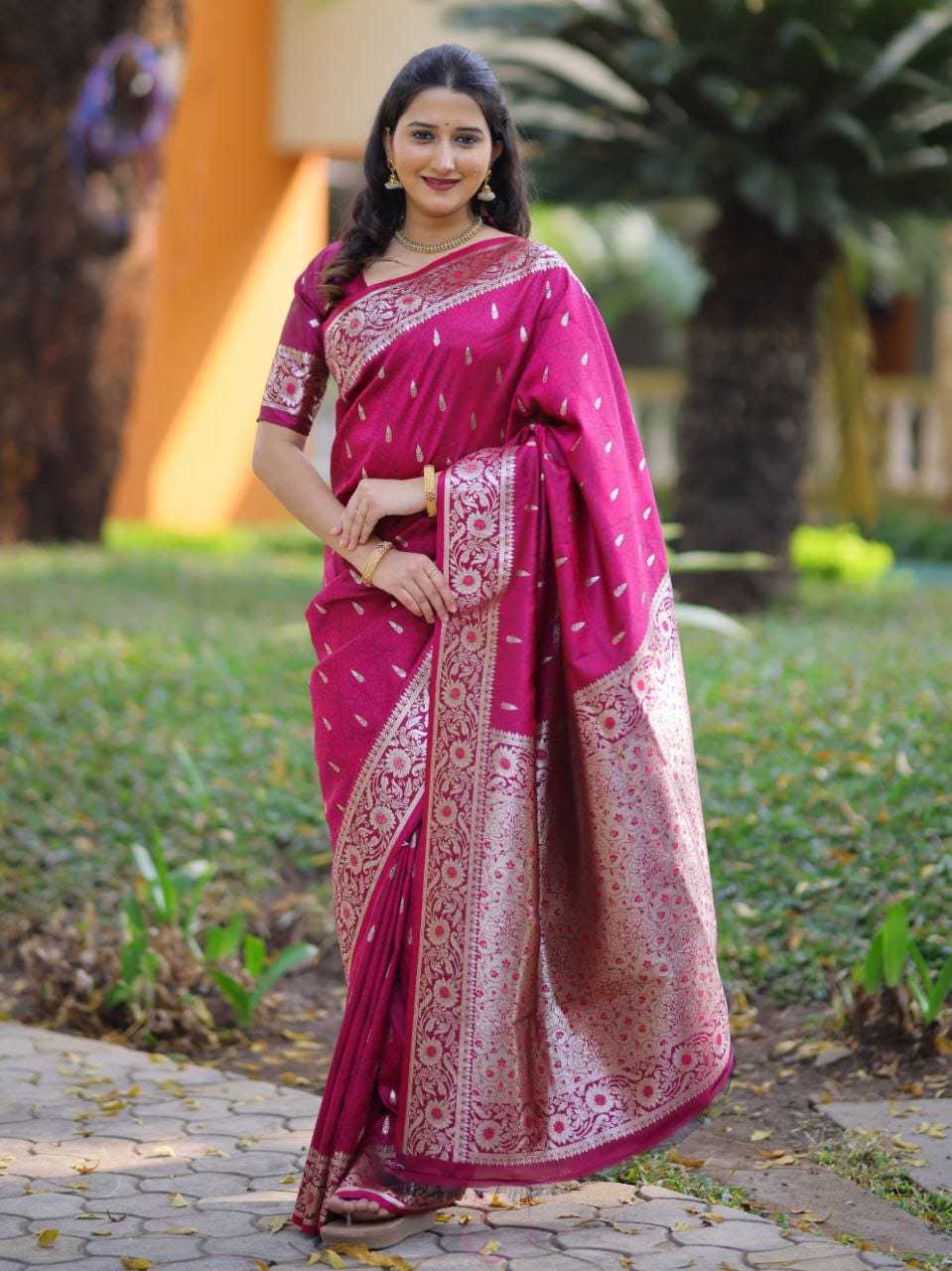 YNF Wholesale Banarasi Soft Silk Banarasi Silk Sarees  | Surat Manufacturer