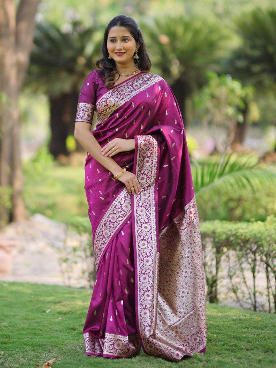 YNF Wholesale Banarasi Soft Silk Banarasi Silk Sarees  | Surat Manufacturer