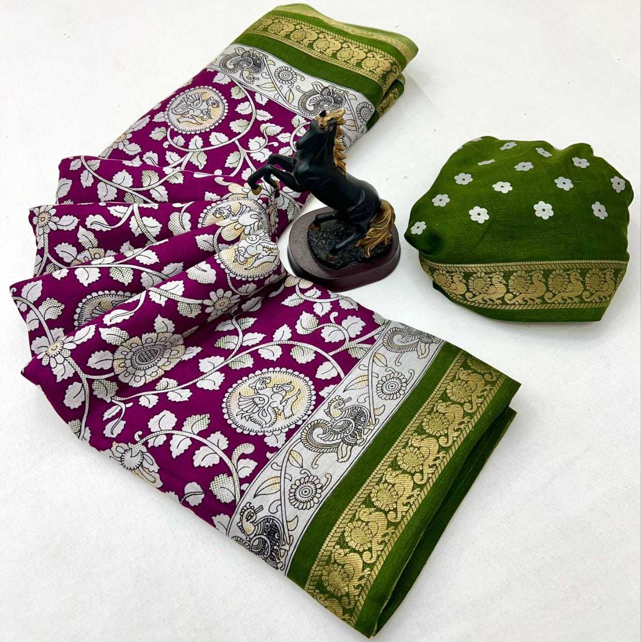YNF Wholesale Viscose Printed Sarees  | Surat Manufacturer