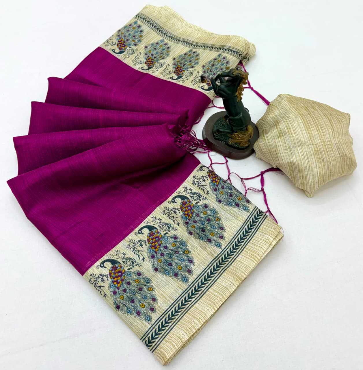 YNF Wholesale Khadi Cotton Printed Sarees  | Surat Manufacturer
