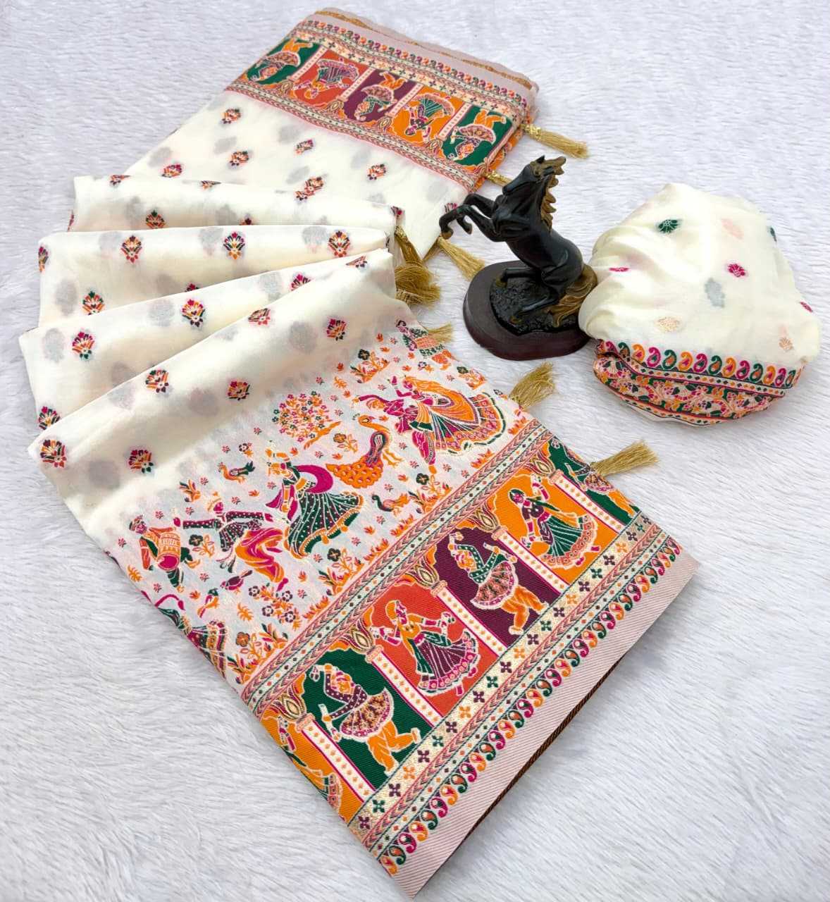 YNF Wholesale Pashmina Designer Sarees  | Surat Manufacturer
