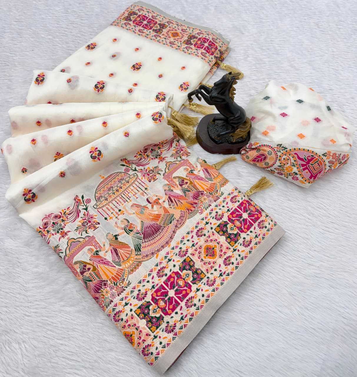 YNF Wholesale Pashmina Designer Sarees  | Surat Manufacturer