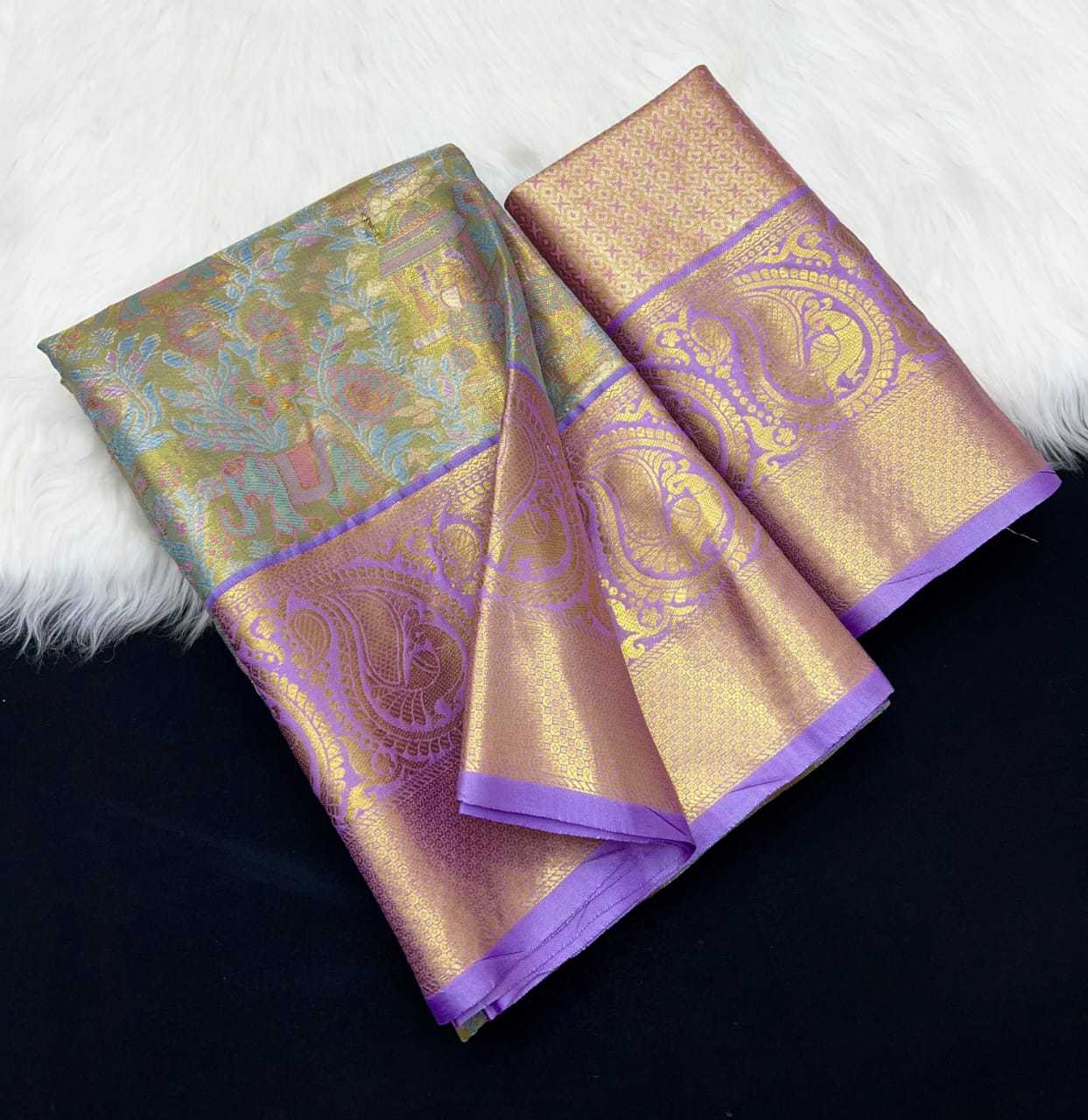 YNF Wholesale Kanjivaram Silk Embroidered Sarees  | Surat Manufacturer