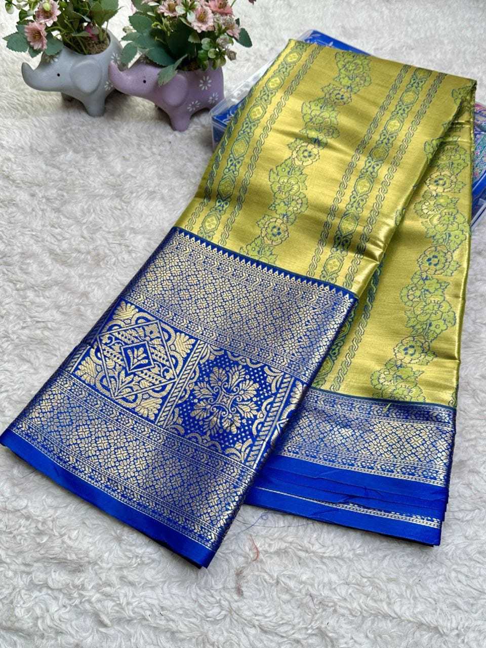 YNF Wholesale Kanjivaram Silk Floral Sarees  | Surat Manufacturer