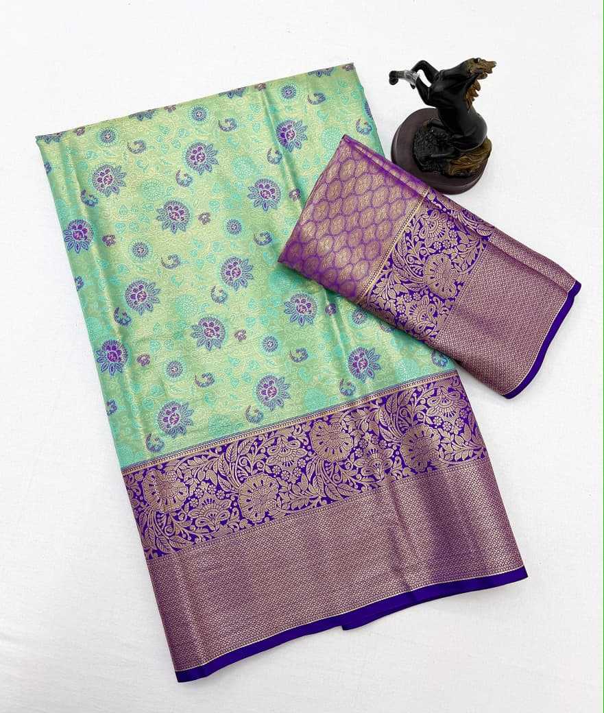 YNF Wholesale Kanjivaram Silk Tissue Silk Saree RIN211 Pushpa-Vol-3 | Surat Manufacturer