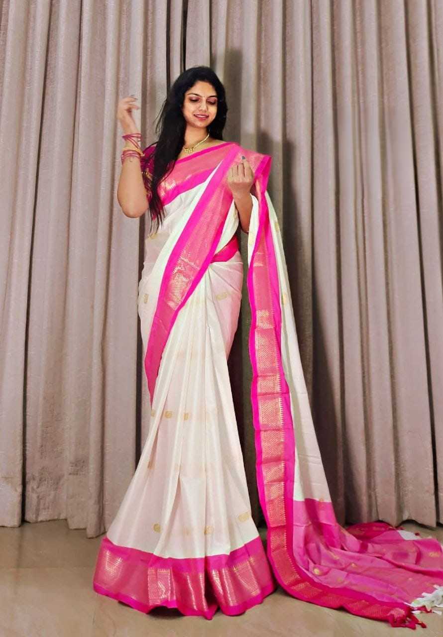 YNF Wholesale Cotton Jacquard Saree RIN211 Rani-Vol-5 | Surat Manufacturer