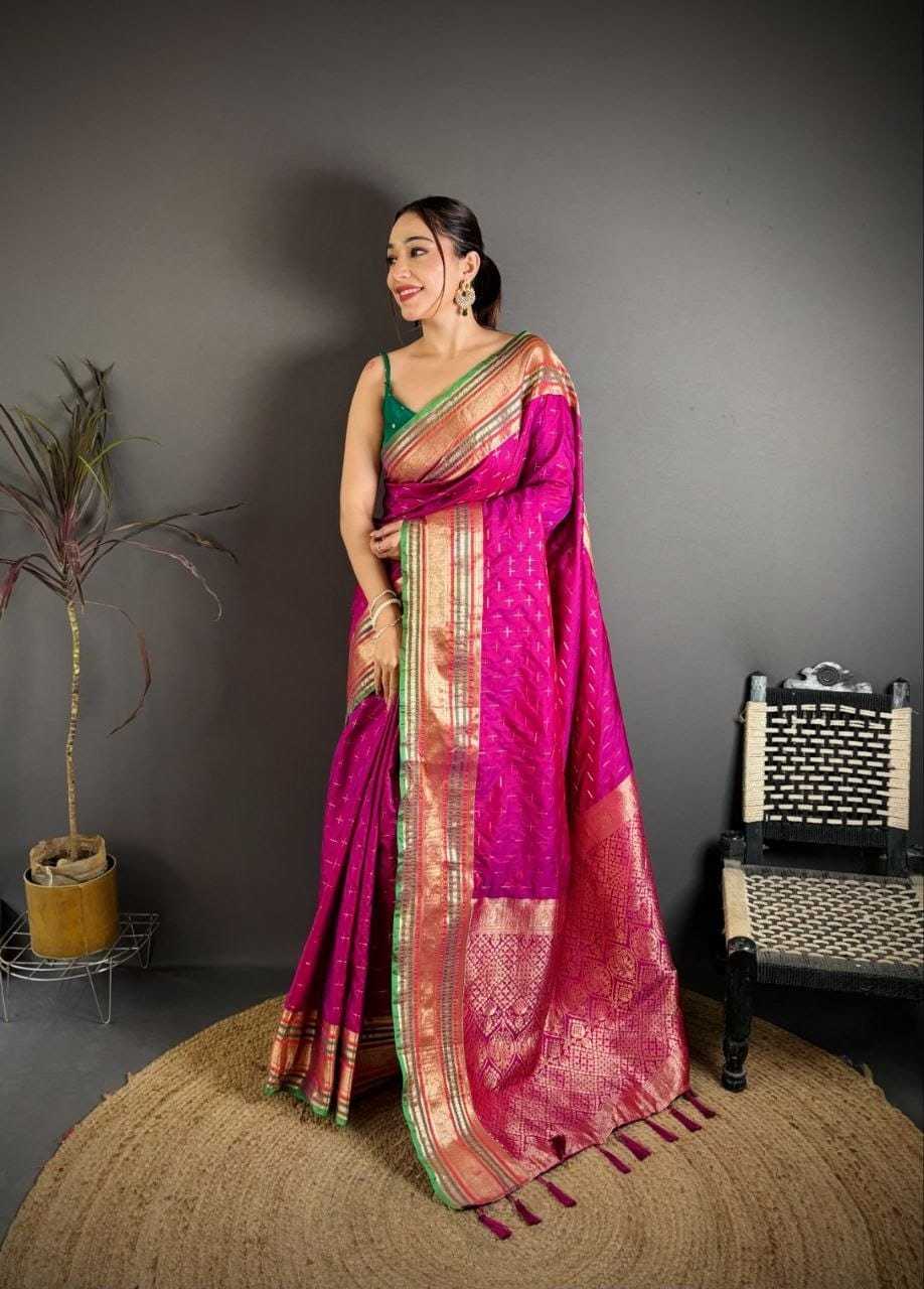 YNF Wholesale Silk Zari Border Sarees RIN211 SUHASINI-Vol-2 | Surat Manufacturer