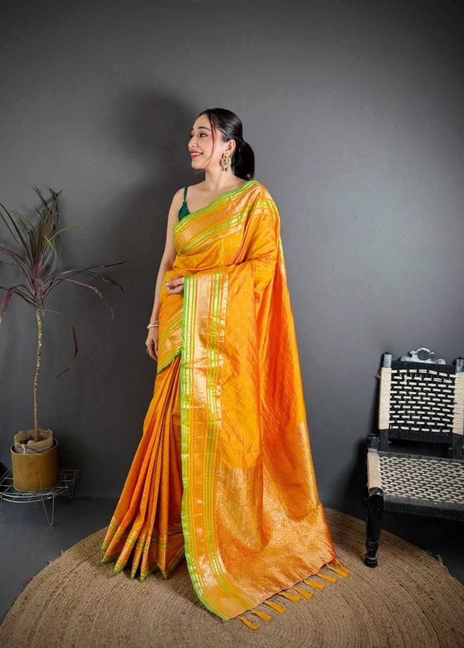 YNF Wholesale Silk Zari Border Sarees RIN211 SUHASINI-Vol-2 | Surat Manufacturer