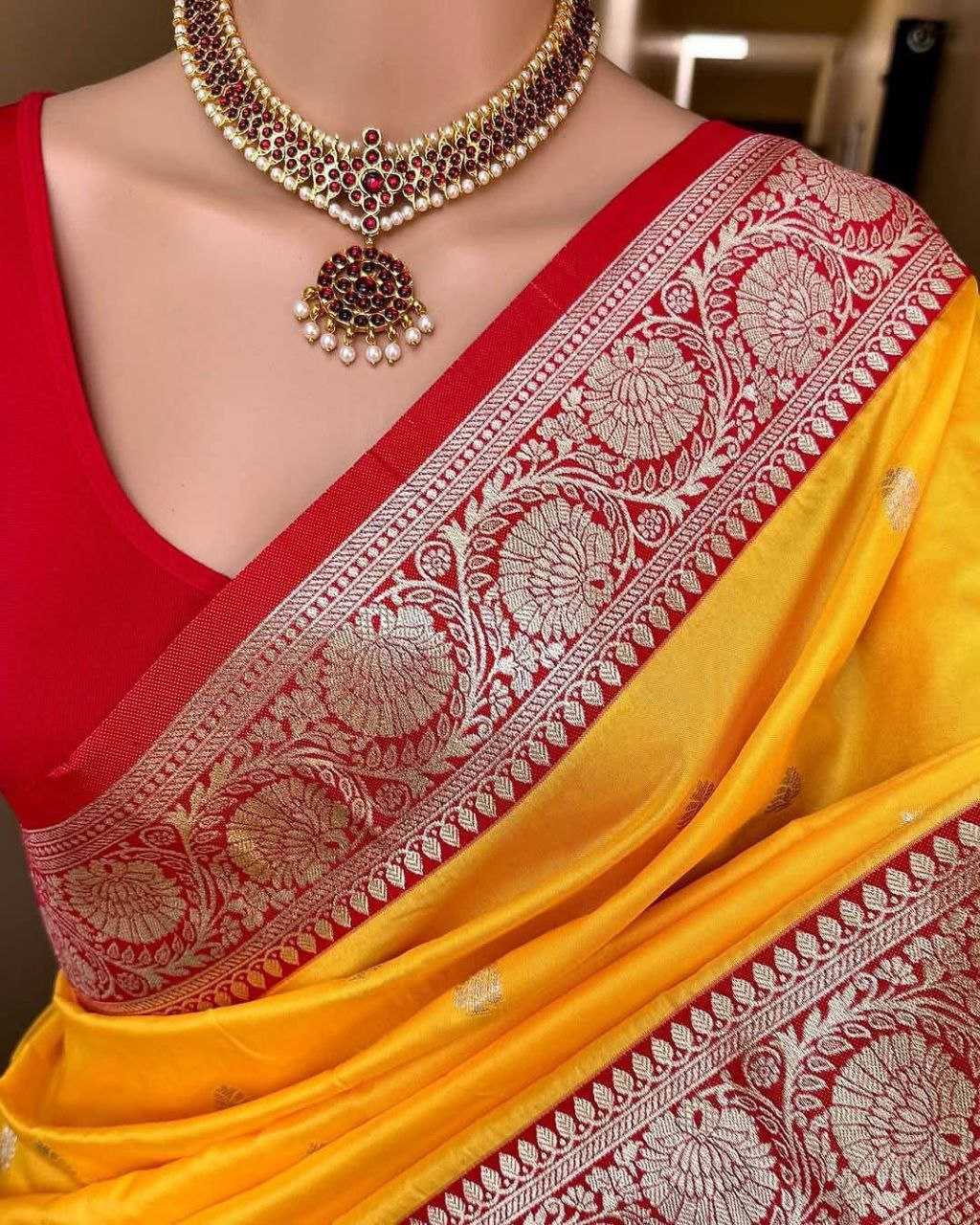 YNF Wholesale Banarasi Soft Silk Butta Sarees  | Surat Manufacturer
