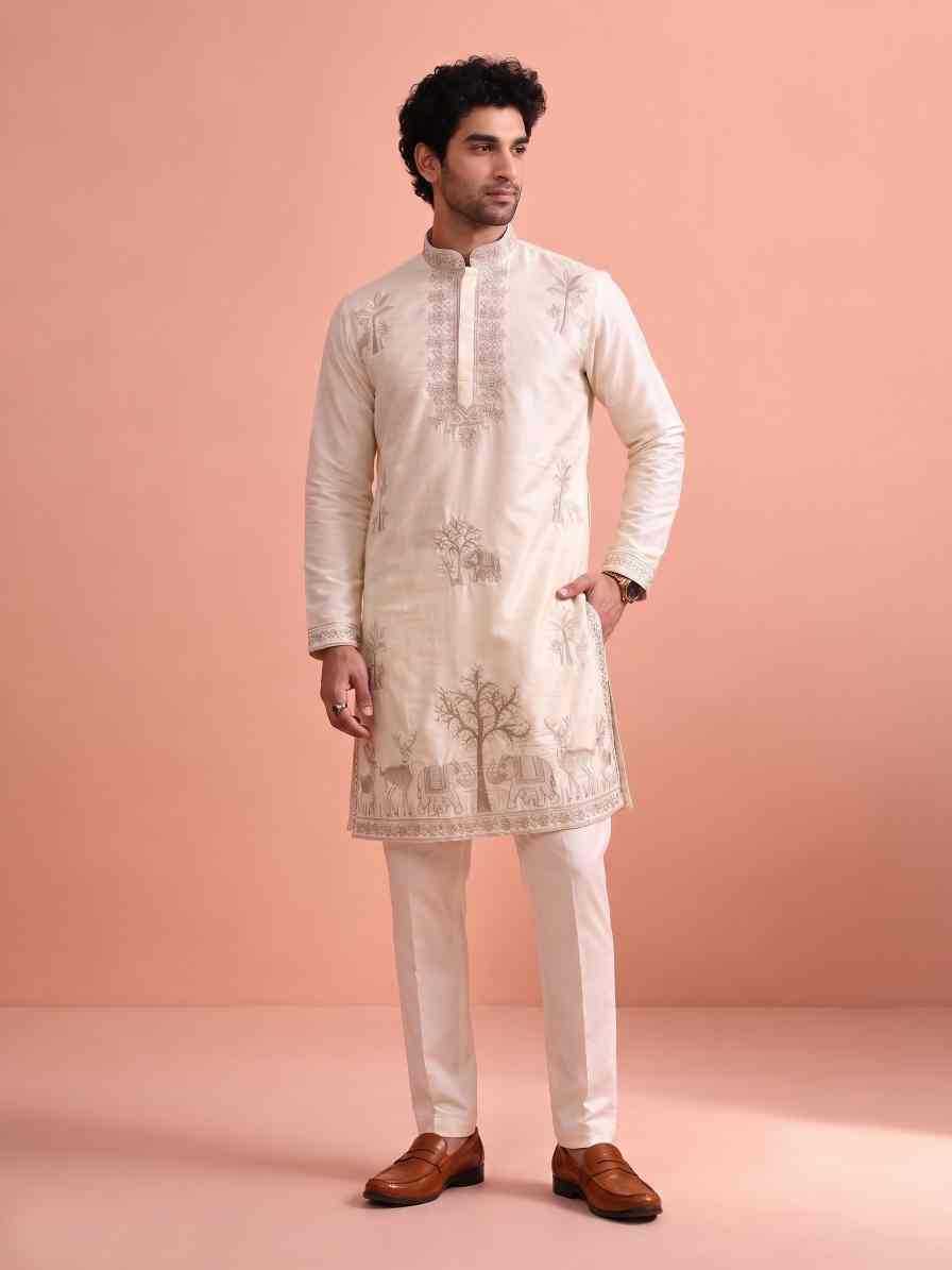 YNF Wholesale Satin Mens Kurta Pyjama  | Surat Manufacturer