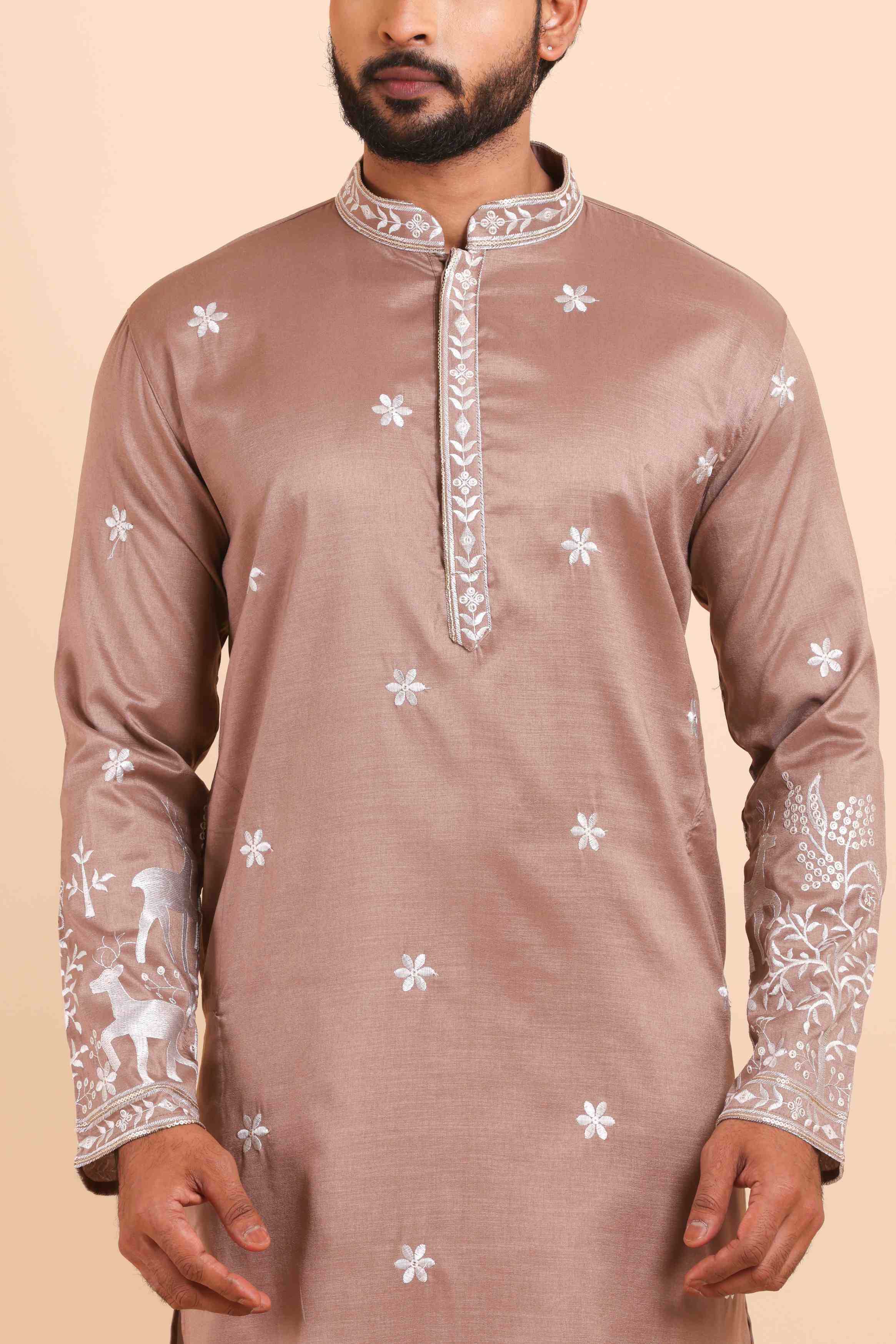 YNF Wholesale Silk Mens Kurtas  | Surat Manufacturer