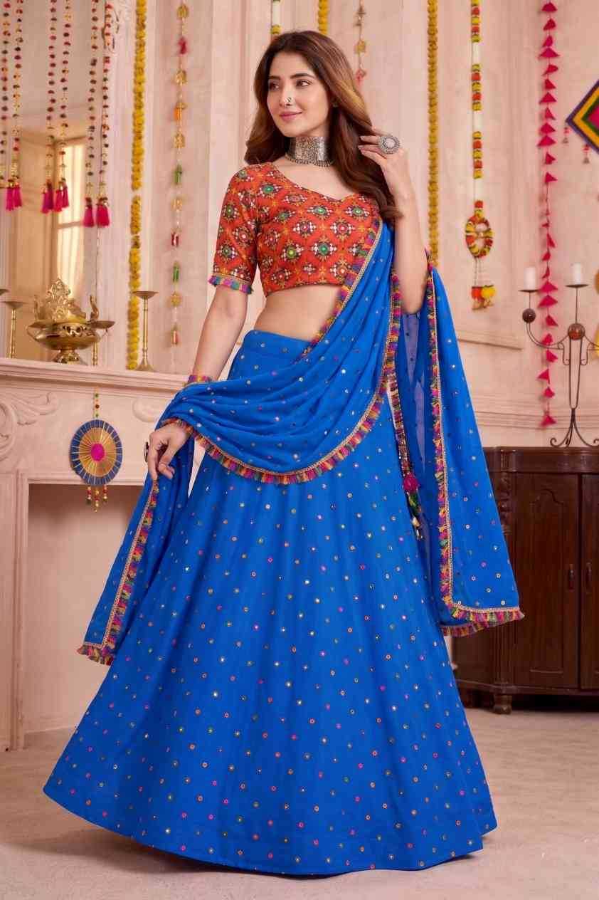 YNF Wholesale Heavy Rayon Embroidered Lehenga RIN223 Rangbaaz Vol-54 | Surat Manufacturer