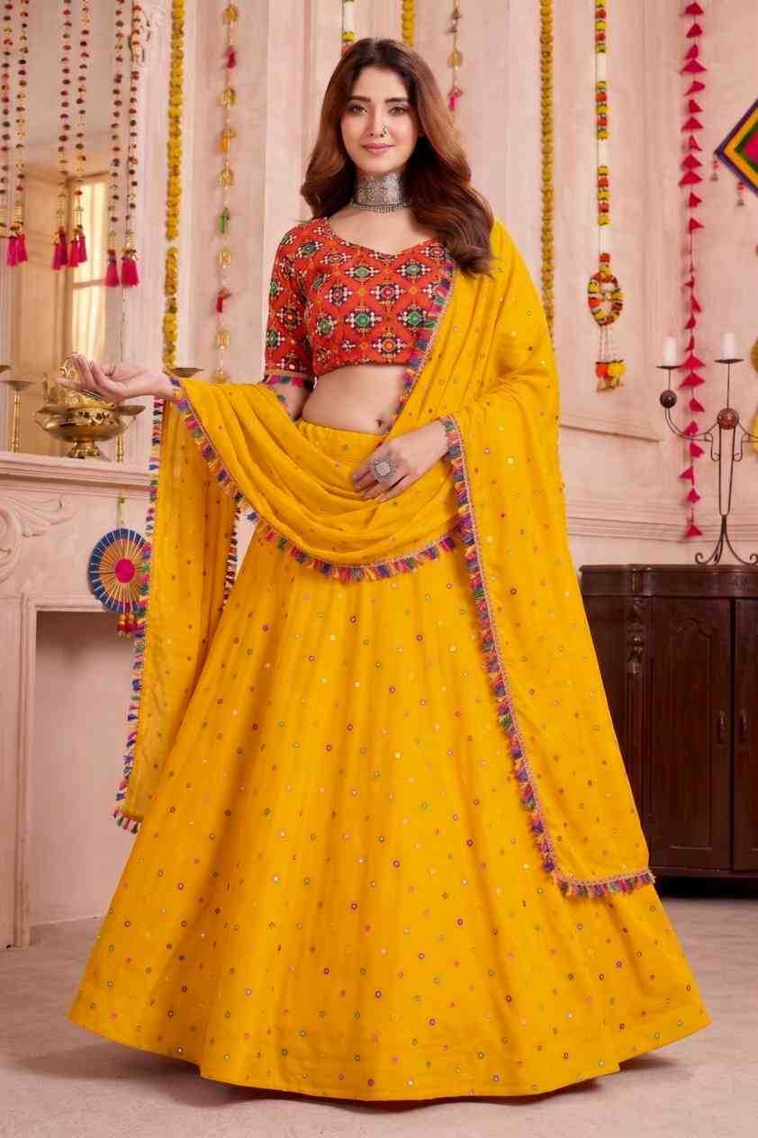 YNF Wholesale Heavy Rayon Embroidered Lehenga RIN223 Rangbaaz Vol-54 | Surat Manufacturer
