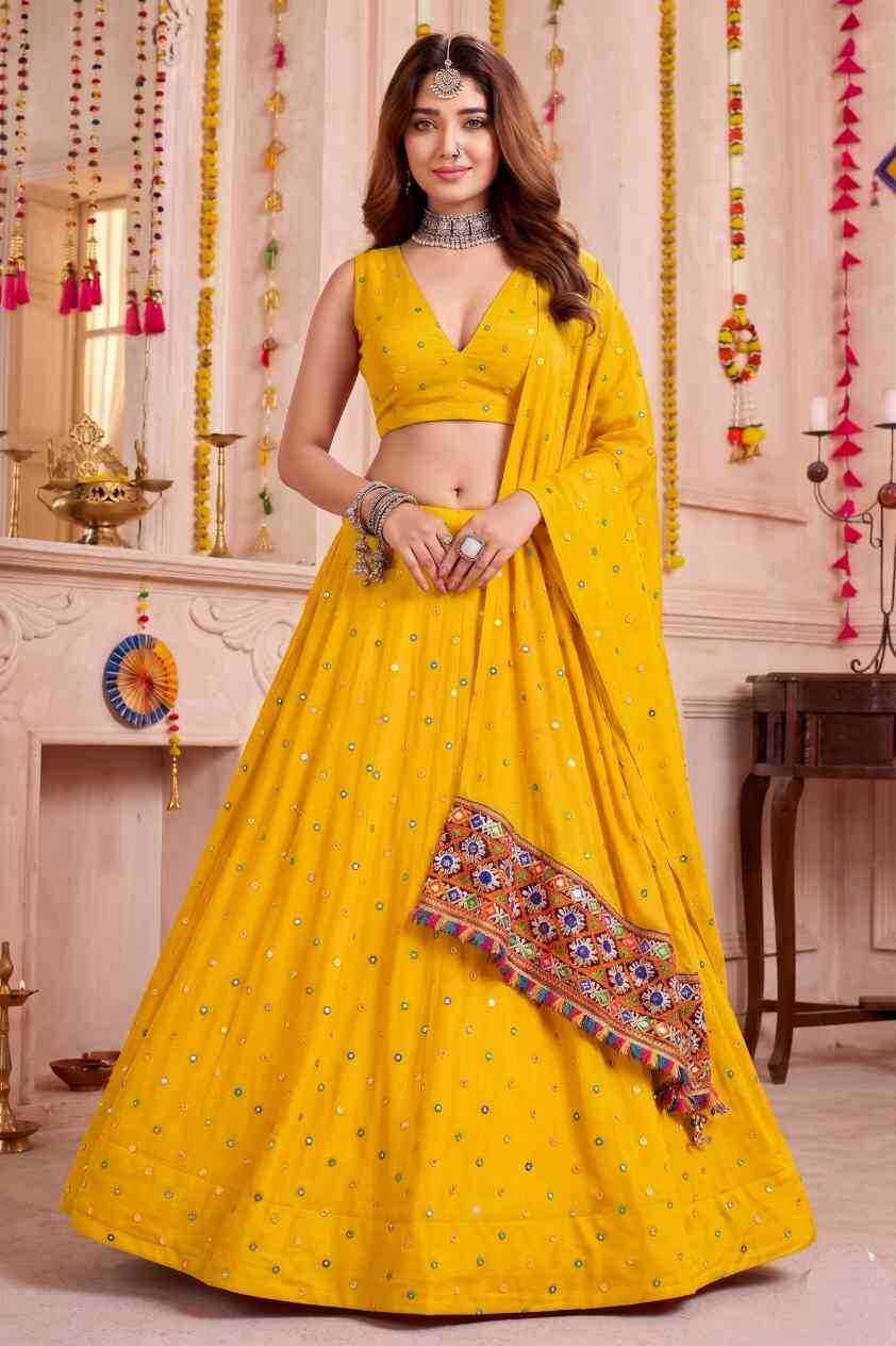 YNF Wholesale Heavy Rayon Embroidered Lehenga  | Surat Manufacturer