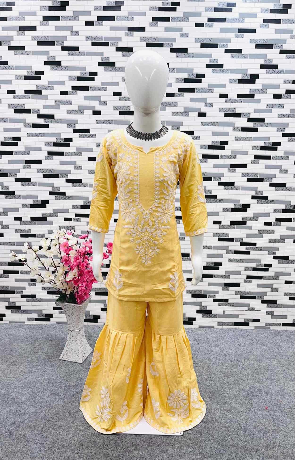 YNF Wholesale Rayon Kids Suit  | Surat Manufacturer