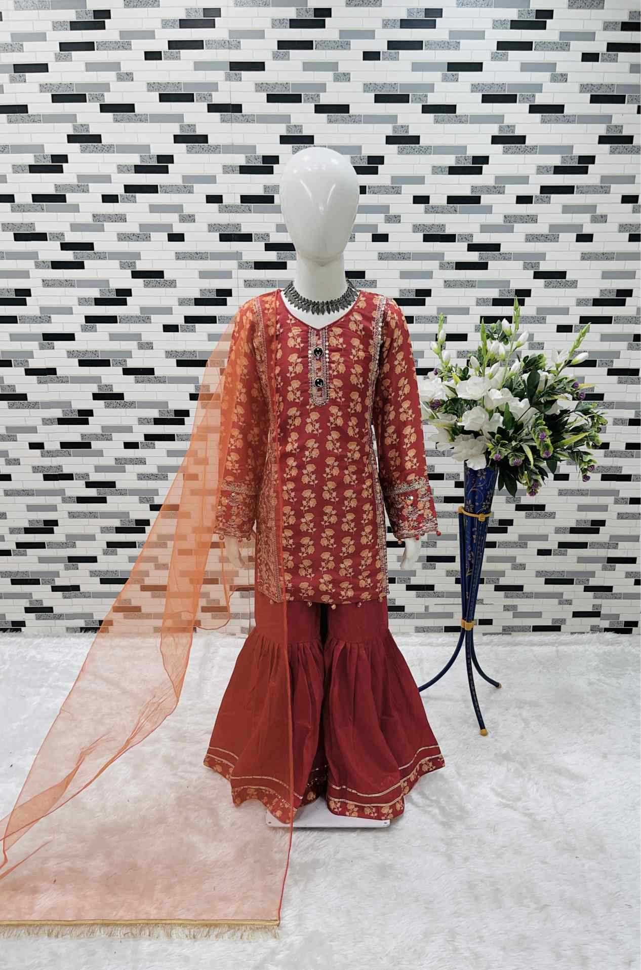 YNF Wholesale Rayon Kids Suit  | Surat Manufacturer