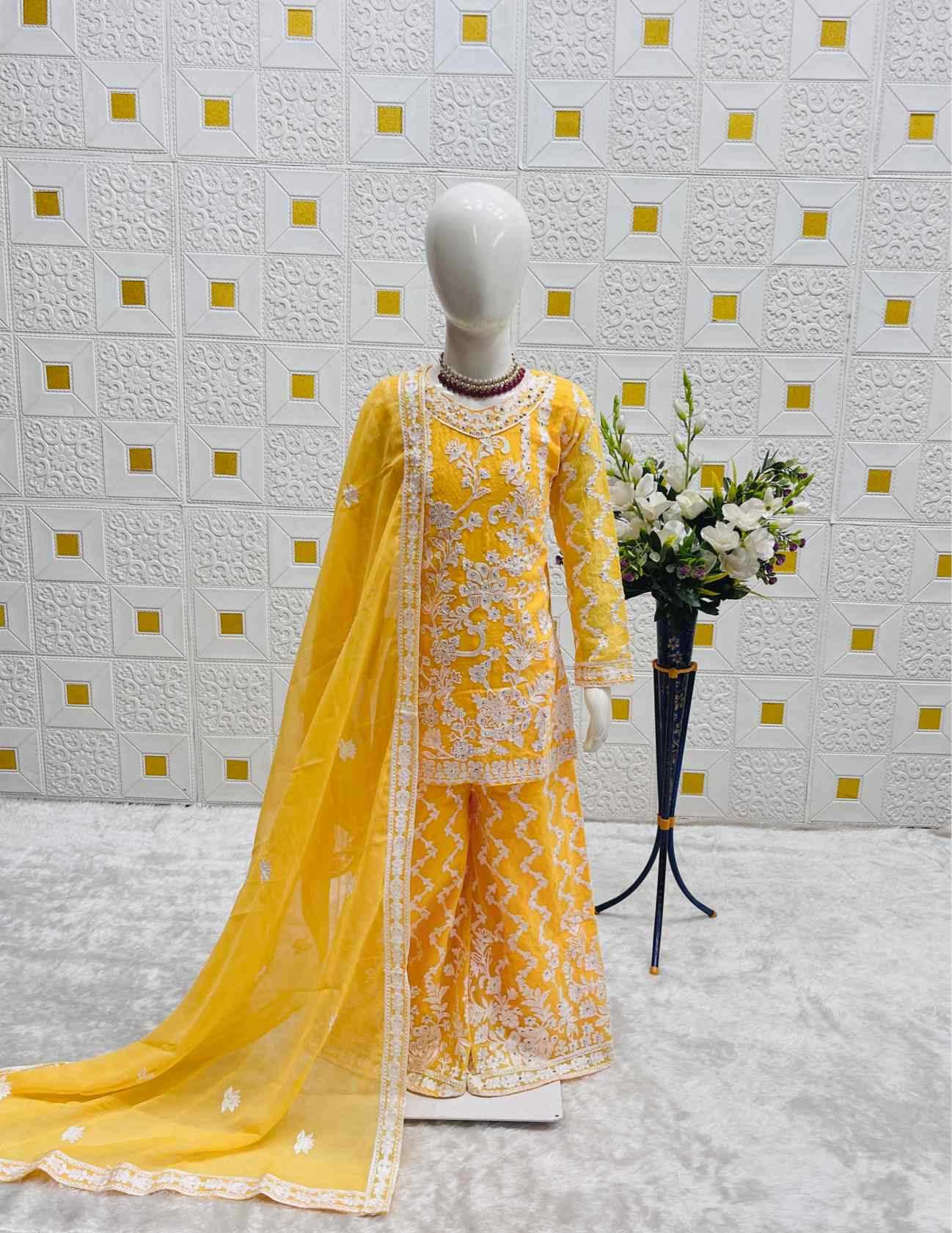 YNF Wholesale Rayon Kids Suit  | Surat Manufacturer