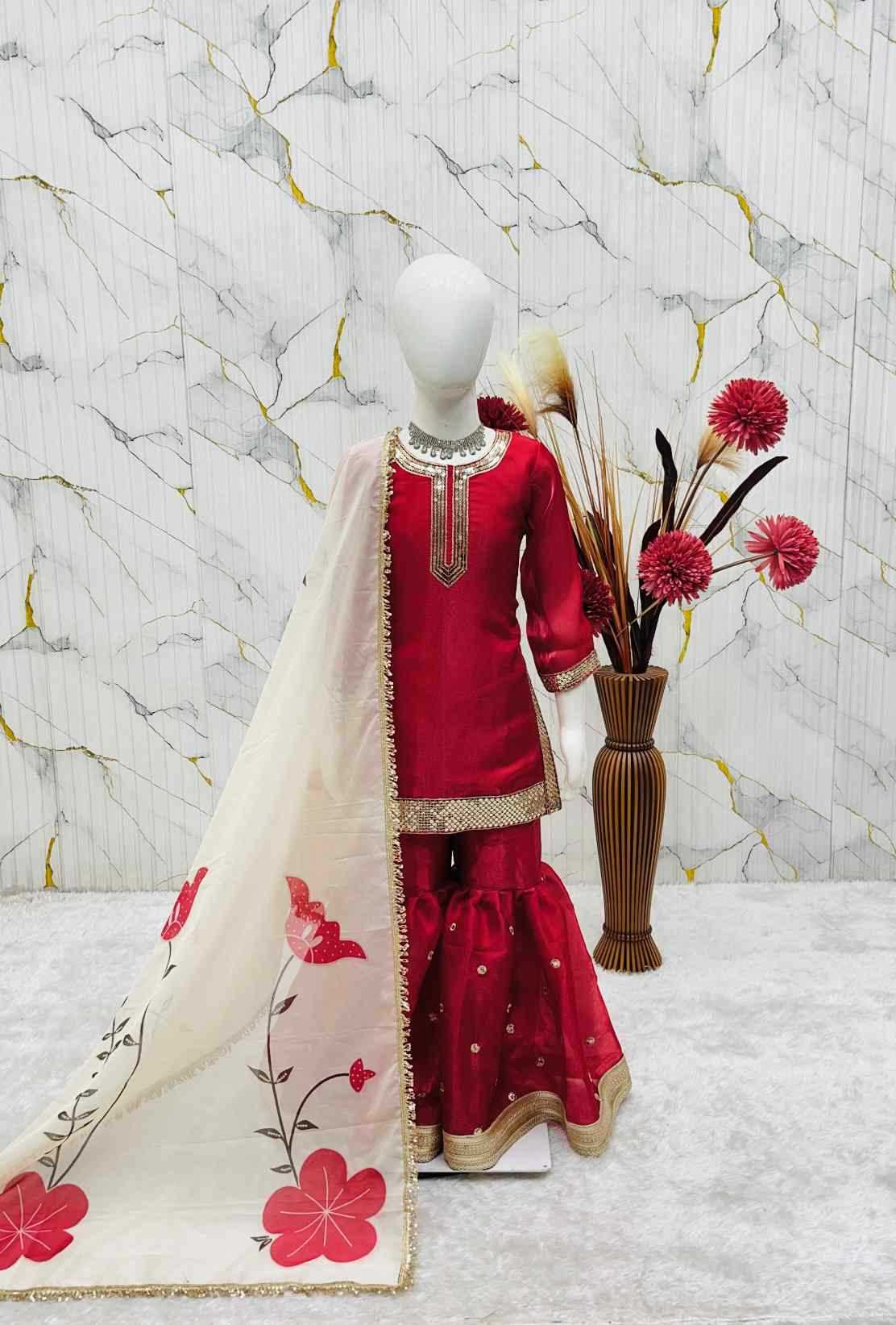 YNF Wholesale Rayon Kids Suit  | Surat Manufacturer