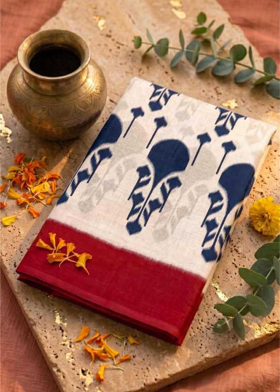 YNF Wholesale Cotton Cutwork Saree RIN229 Lad | Surat Manufacturer