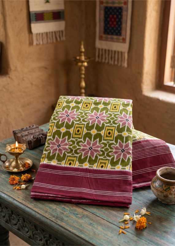YNF Wholesale Cotton Printed Sarees RIN229 Net | Surat Manufacturer