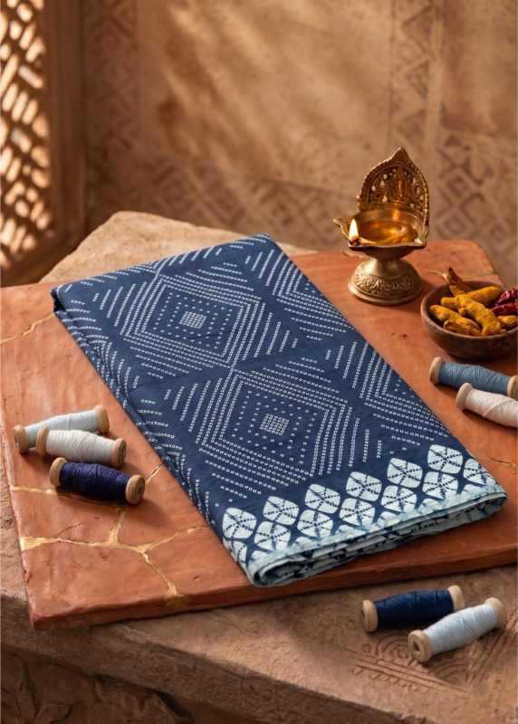 YNF Wholesale Pure Cotton Block Print Sarees RIN229 Sar | Surat Manufacturer