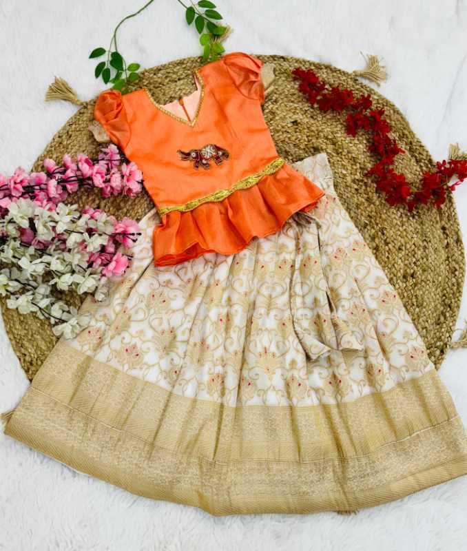 YNF Wholesale Cotton Kids Lehenga  | Surat Manufacturer