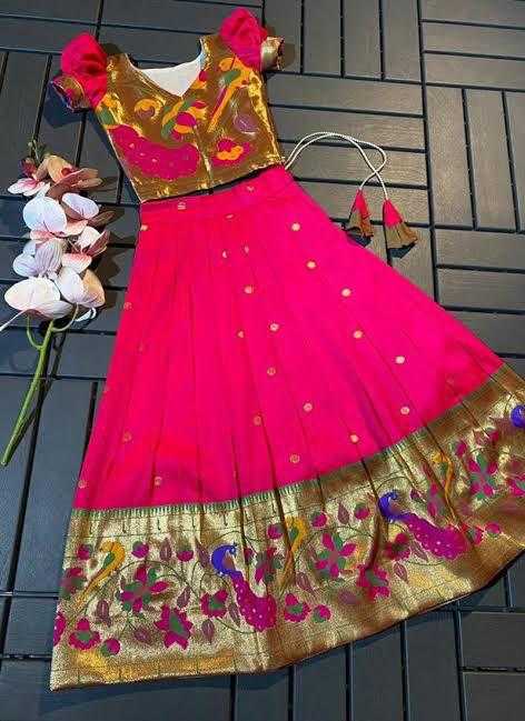 YNF Wholesale Cotton Kids Lehenga  | Surat Manufacturer