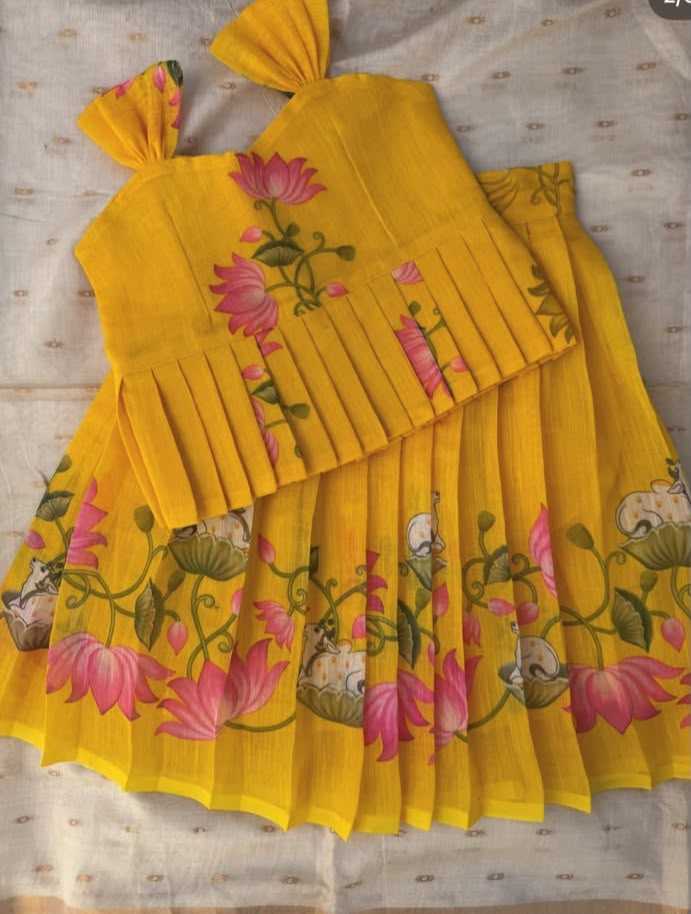 YNF Wholesale Soft Cotton Kids Lehenga  | Surat Manufacturer