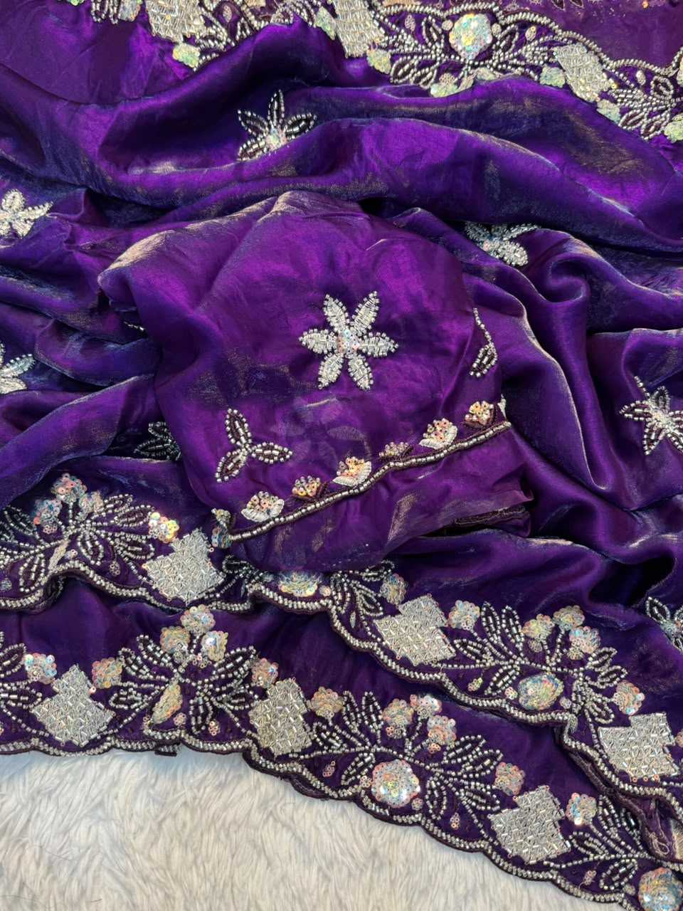 YNF Wholesale Space Silk Soft Silk Sarees | Surat Manufacturer