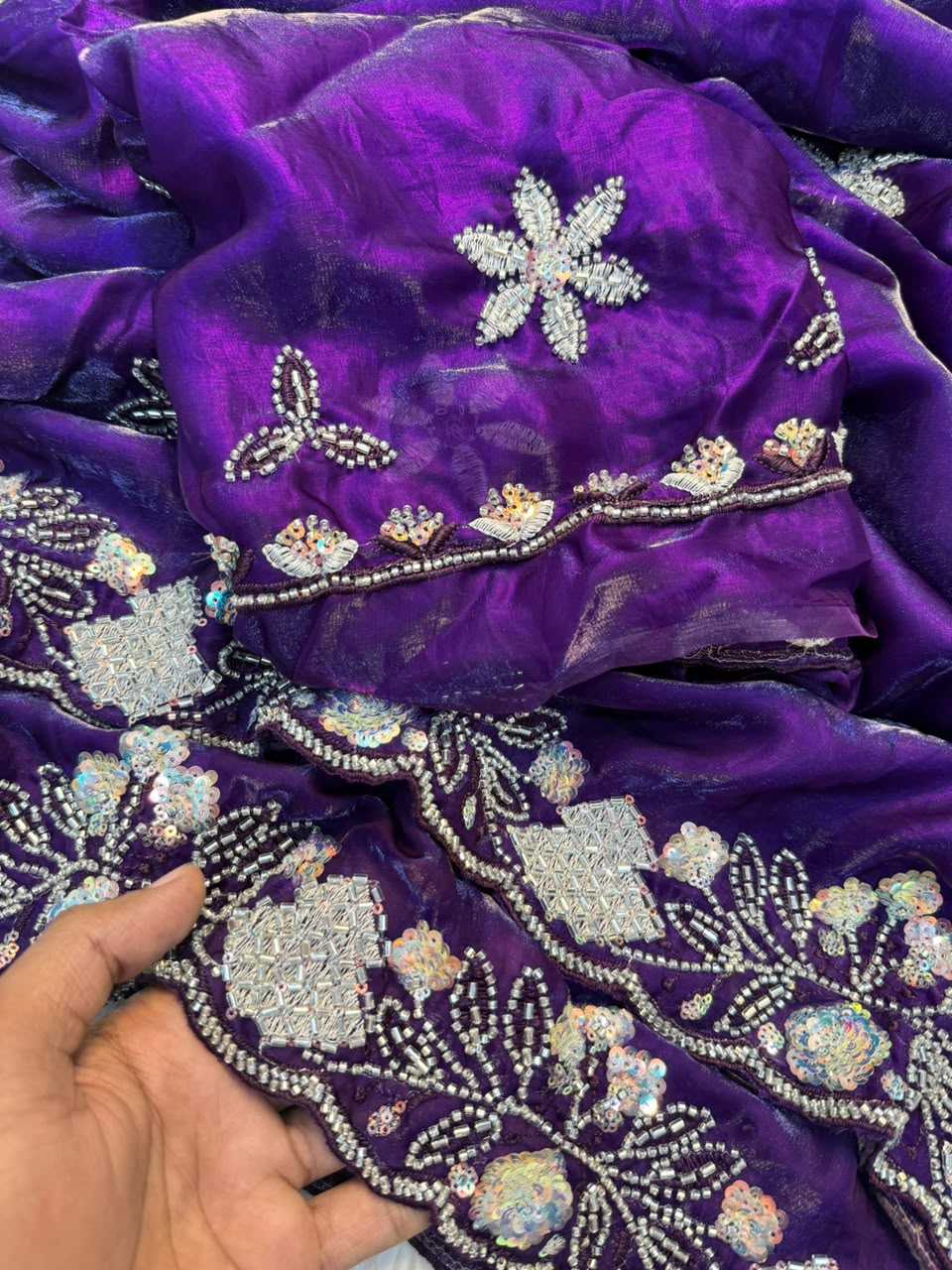 YNF Wholesale Space Silk Soft Silk Sarees | Surat Manufacturer