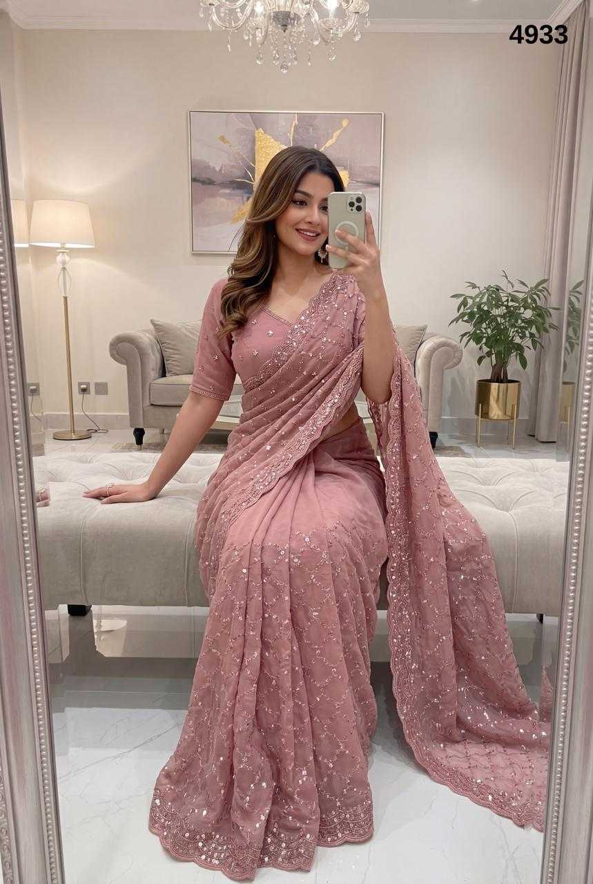 YNF Wholesale Silver Plated Ready To Wear Sarees KESH114 Aanya | Surat Manufacturer