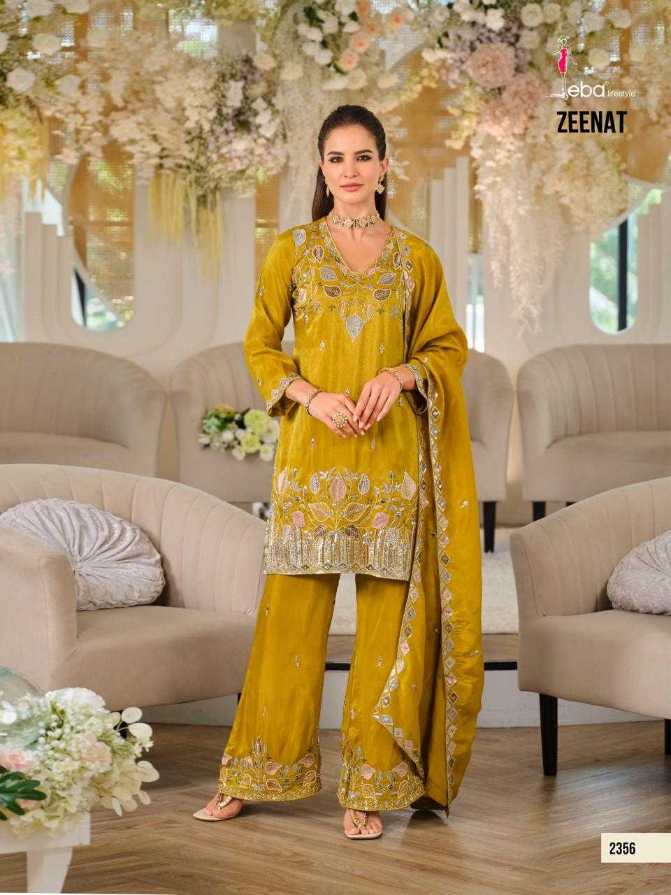 YNF Wholesale Heavy Roman Silk Ladies Suits KESH129 EBA-ZEENAT | Surat Manufacturer