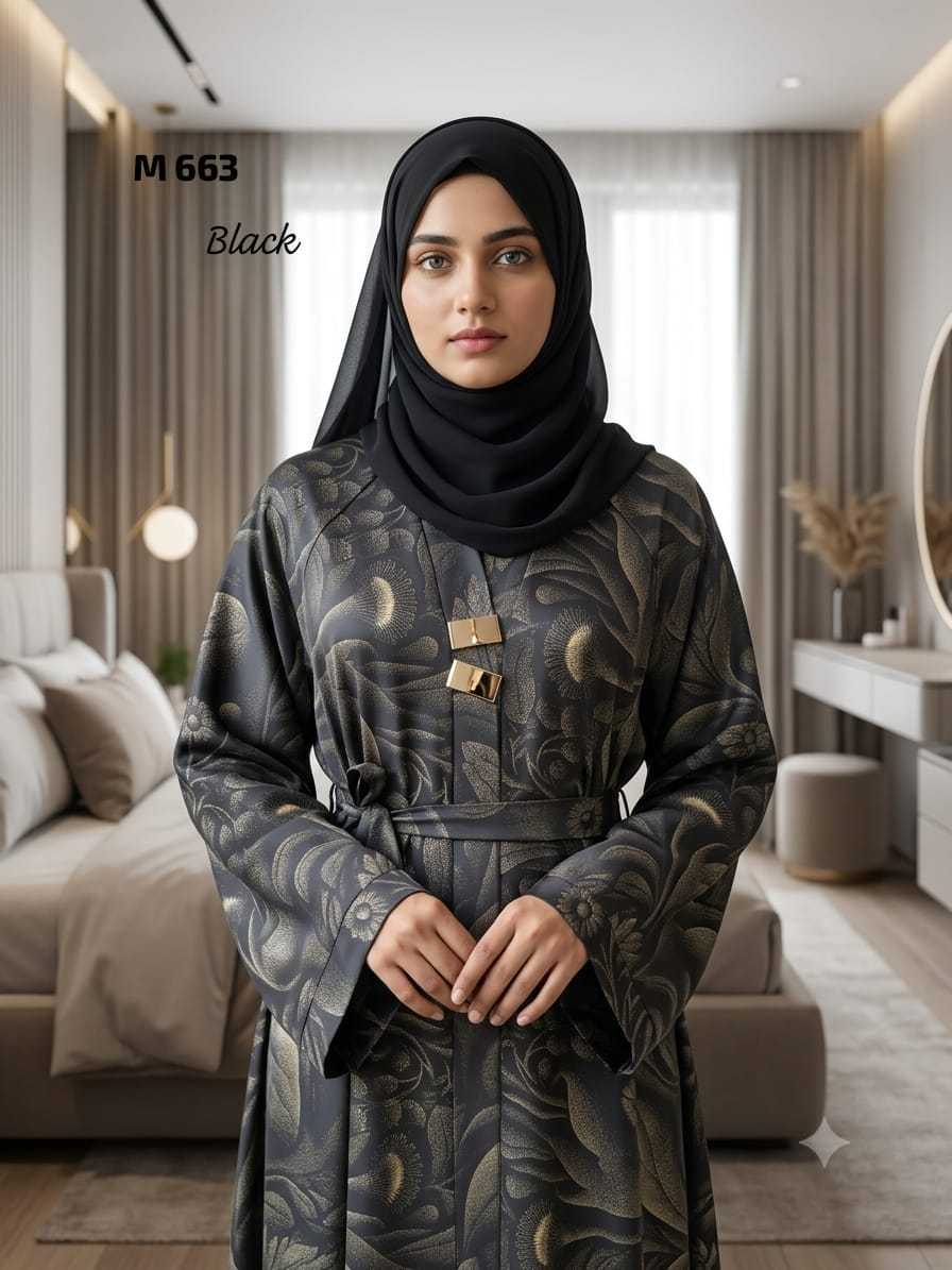 YNF Wholesale Fancy Abaya KESH133 663 | Surat Manufacturer