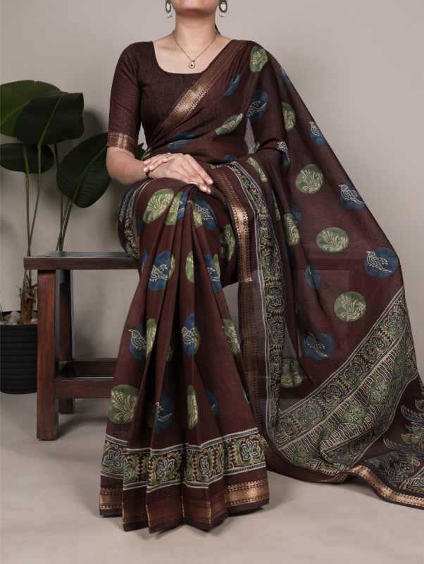 YNF Wholesale Chanderi Silk Designer Sarees KESH134 YUTIKA | Surat Manufacturer