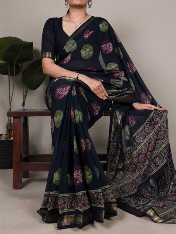 YNF Wholesale Chanderi Silk Designer Sarees KESH134 YUTIKA | Surat Manufacturer