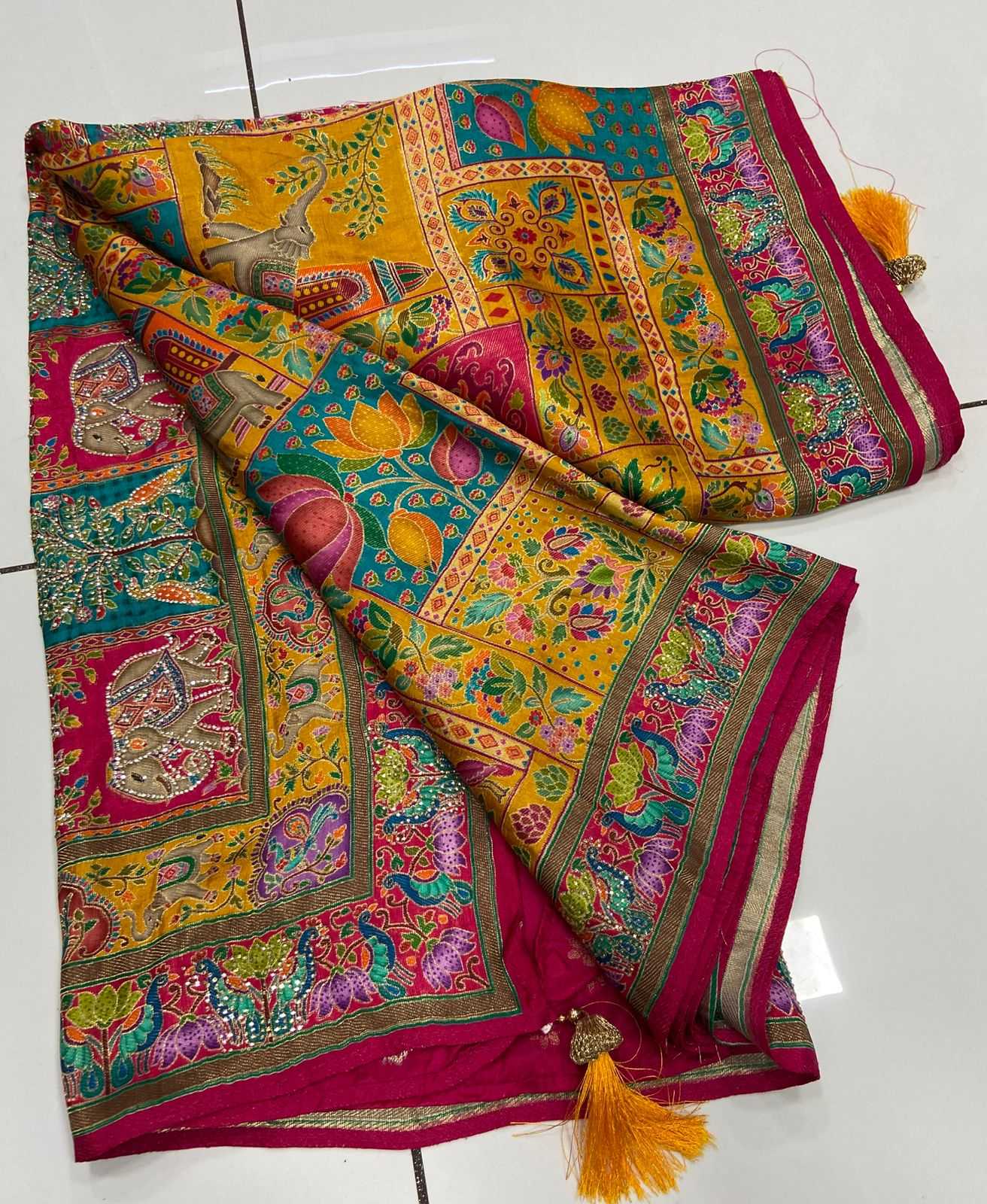 YNF Wholesale Viscose Printed Sarees KESH140 Hridvani | Surat Manufacturer