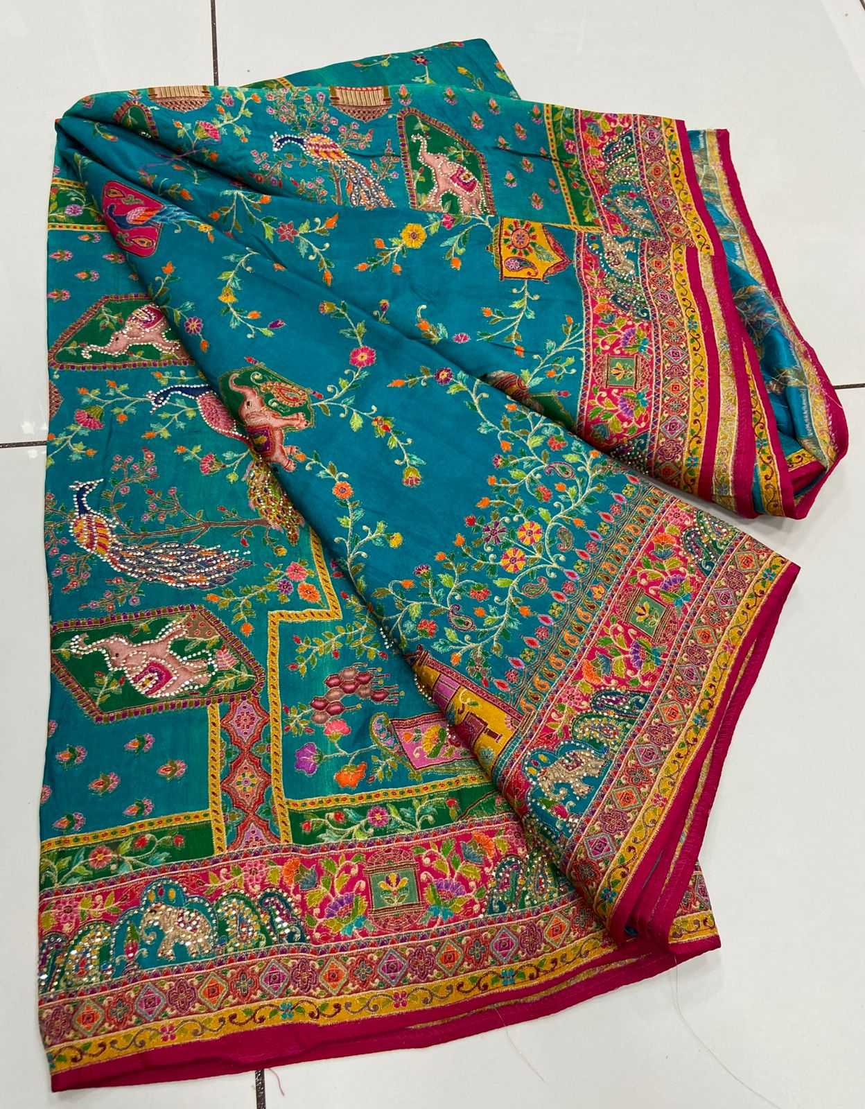 YNF Wholesale Viscose Printed Sarees KESH140 Hridvani | Surat Manufacturer