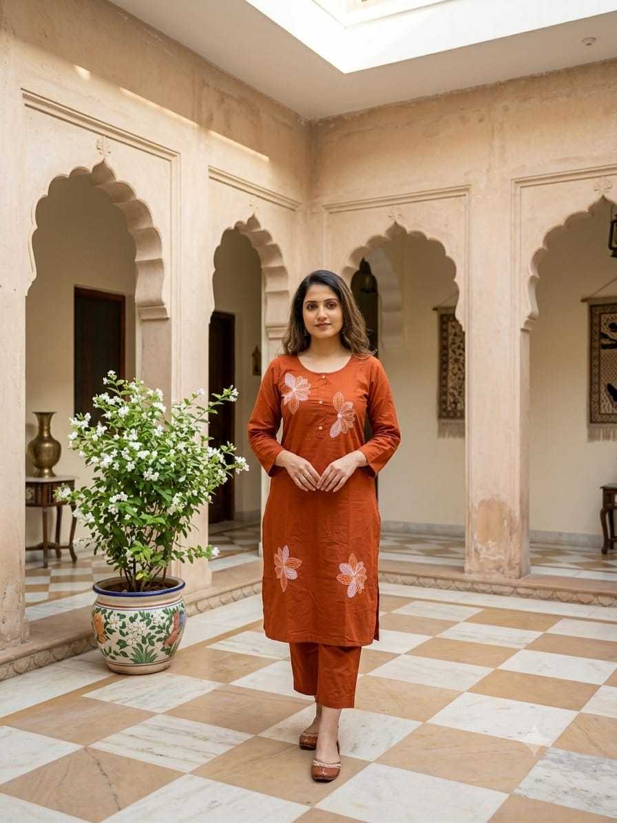 YNF Wholesale Cotton Festive Kurtis KESH144 Flower | Surat Manufacturer