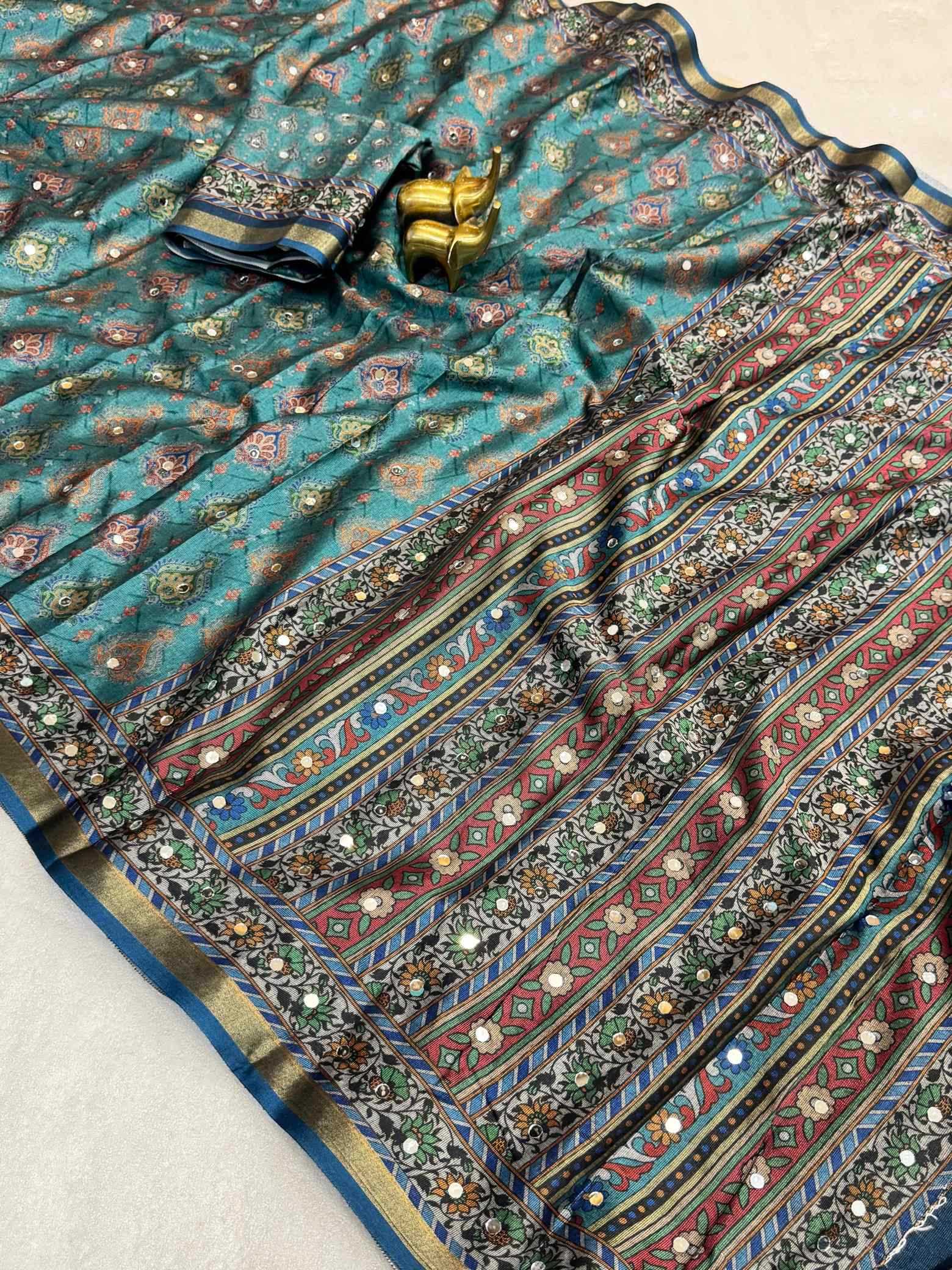 YNF Wholesale Silk Printed Silk Saree KESH187 Darpita | Surat Manufacturer