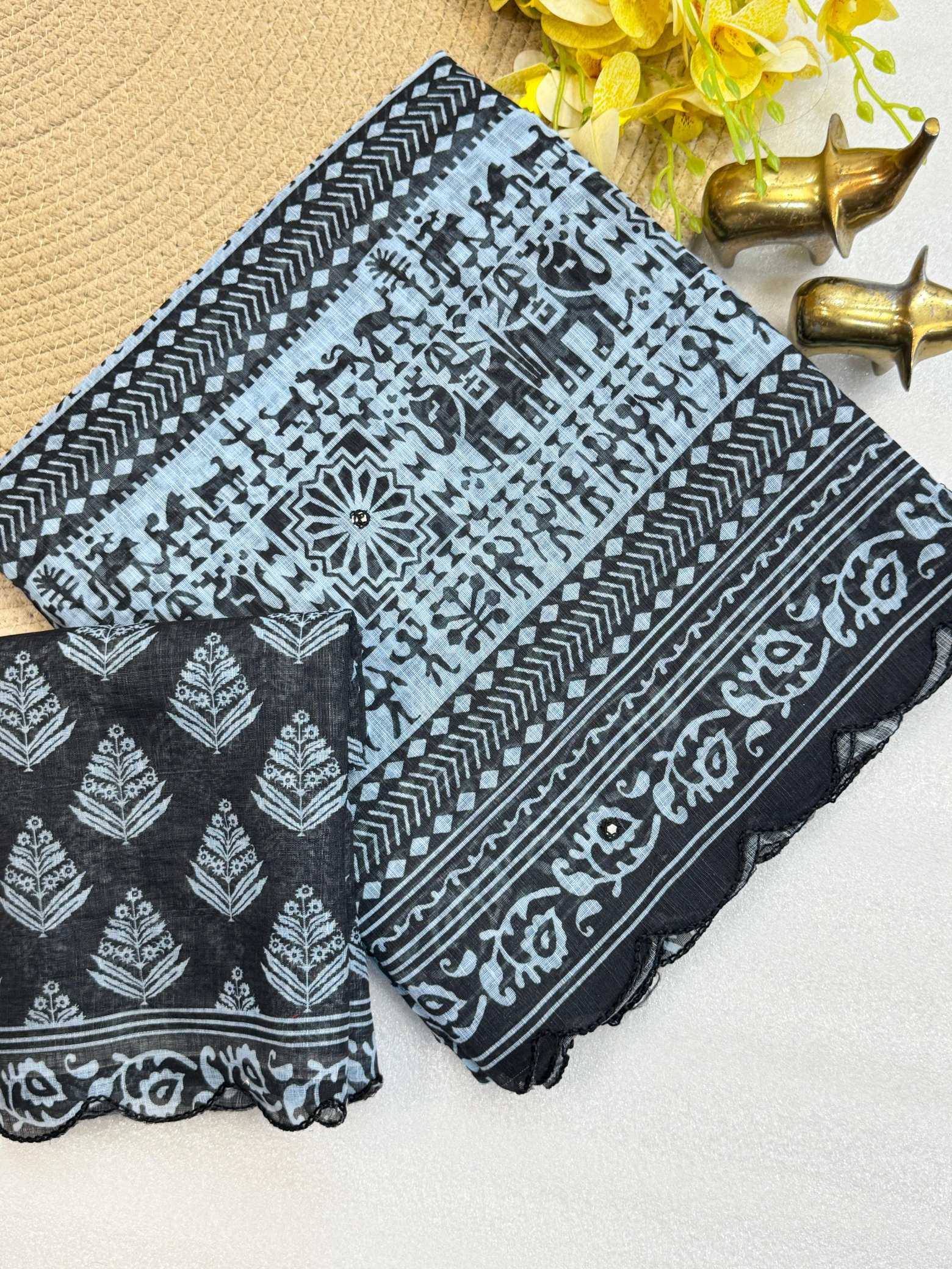 YNF Wholesale Cotton Fancy Sarees KESH187 Gajraj | Surat Manufacturer