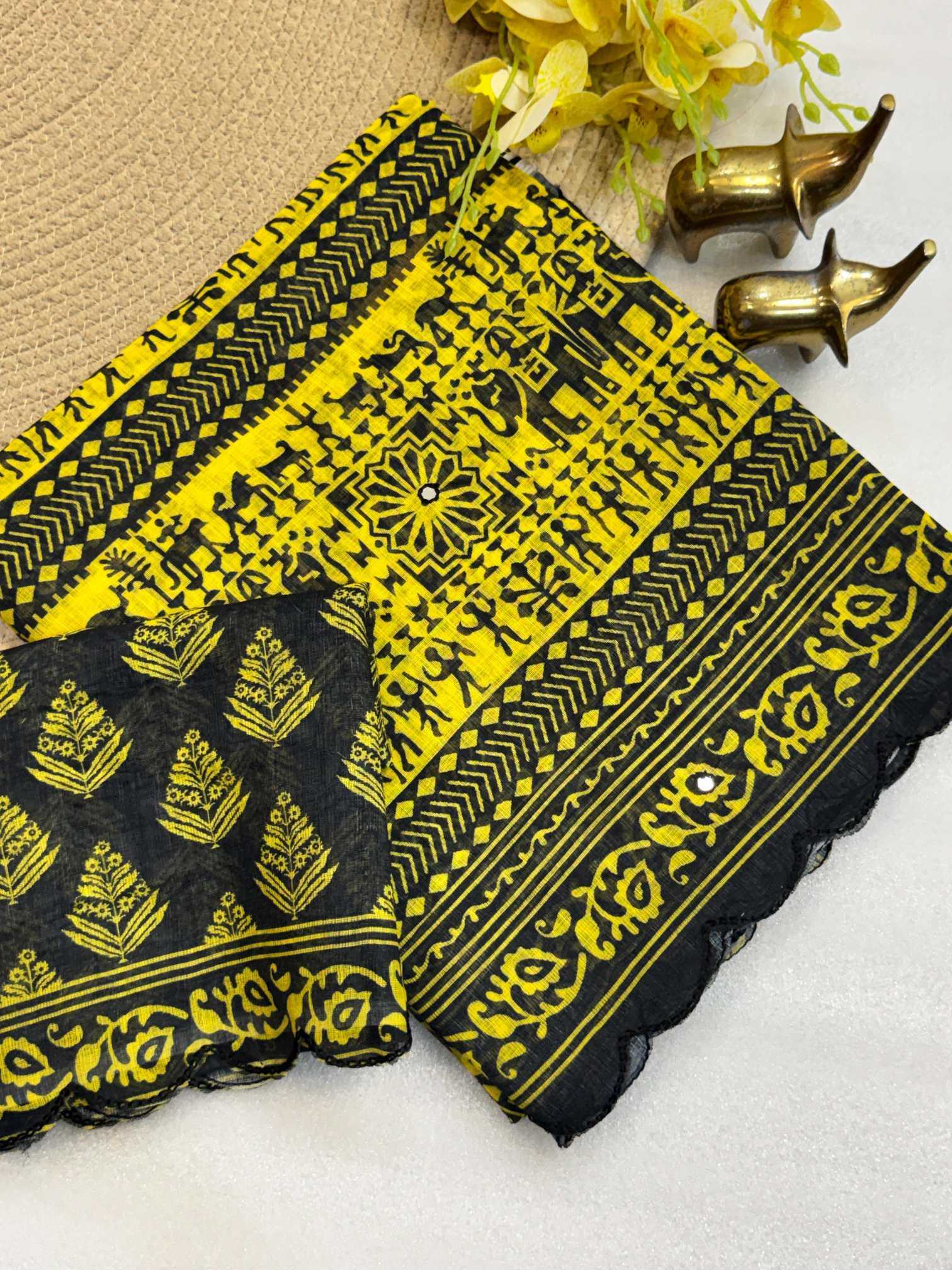 YNF Wholesale Cotton Fancy Sarees KESH187 Gajraj | Surat Manufacturer