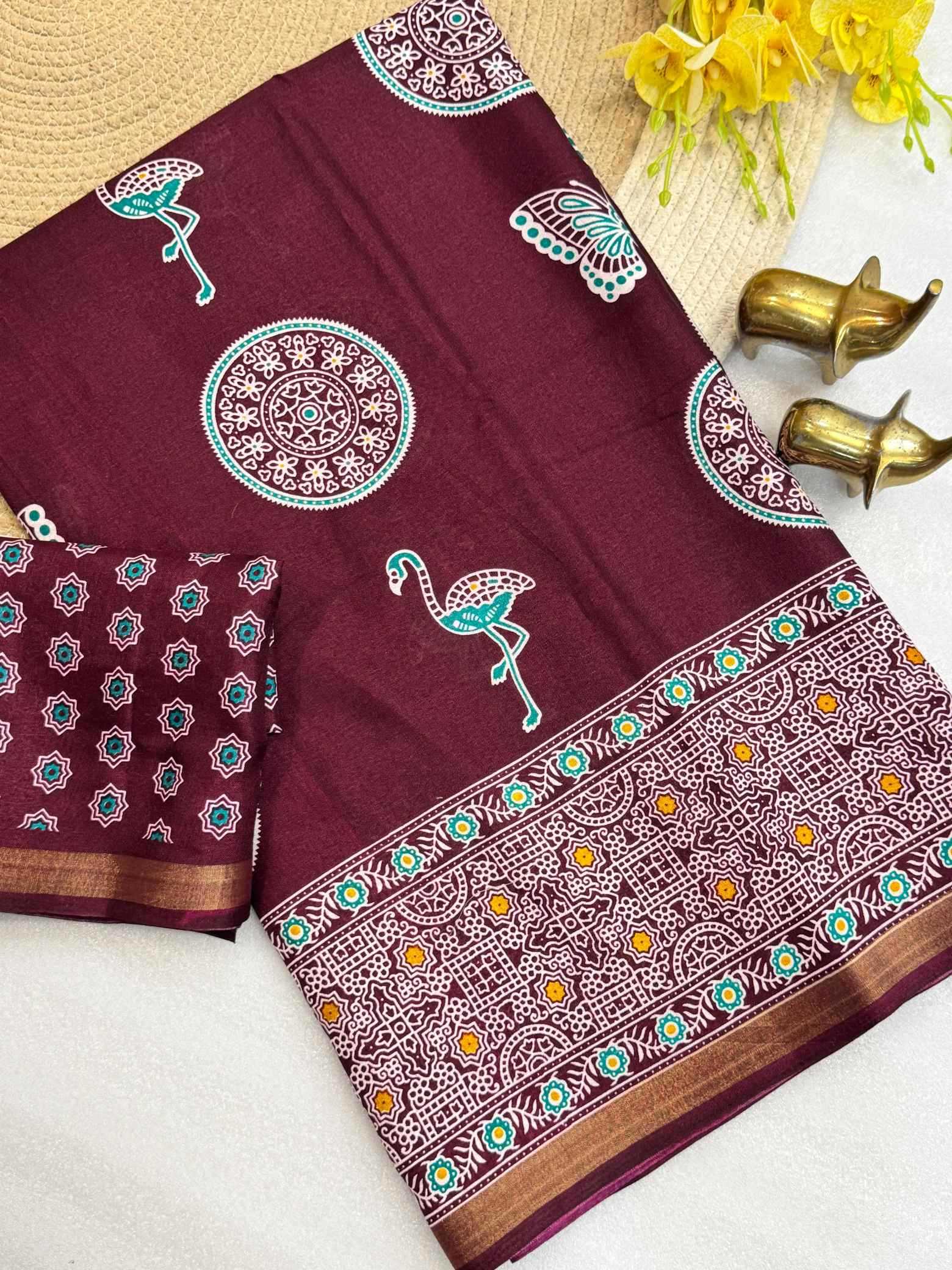 YNF Wholesale Cotton Printed Sarees KESH187 Panika | Surat Manufacturer