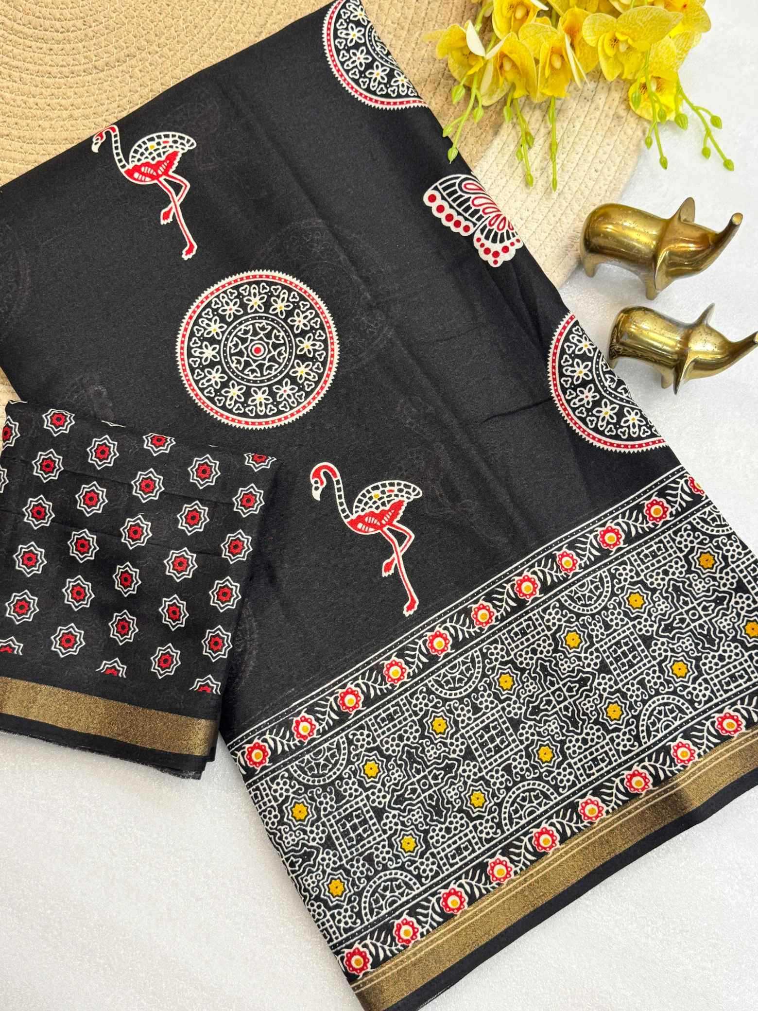 YNF Wholesale Cotton Printed Sarees KESH187 Panika | Surat Manufacturer