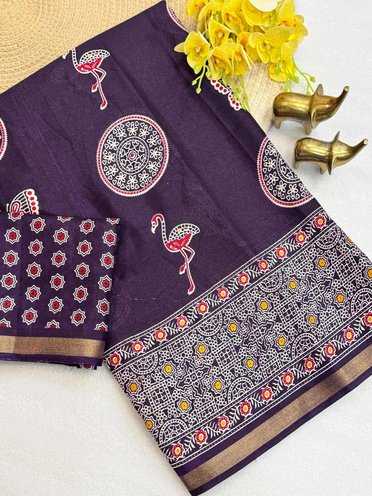 YNF Wholesale Cotton Printed Sarees KESH187 Panika | Surat Manufacturer