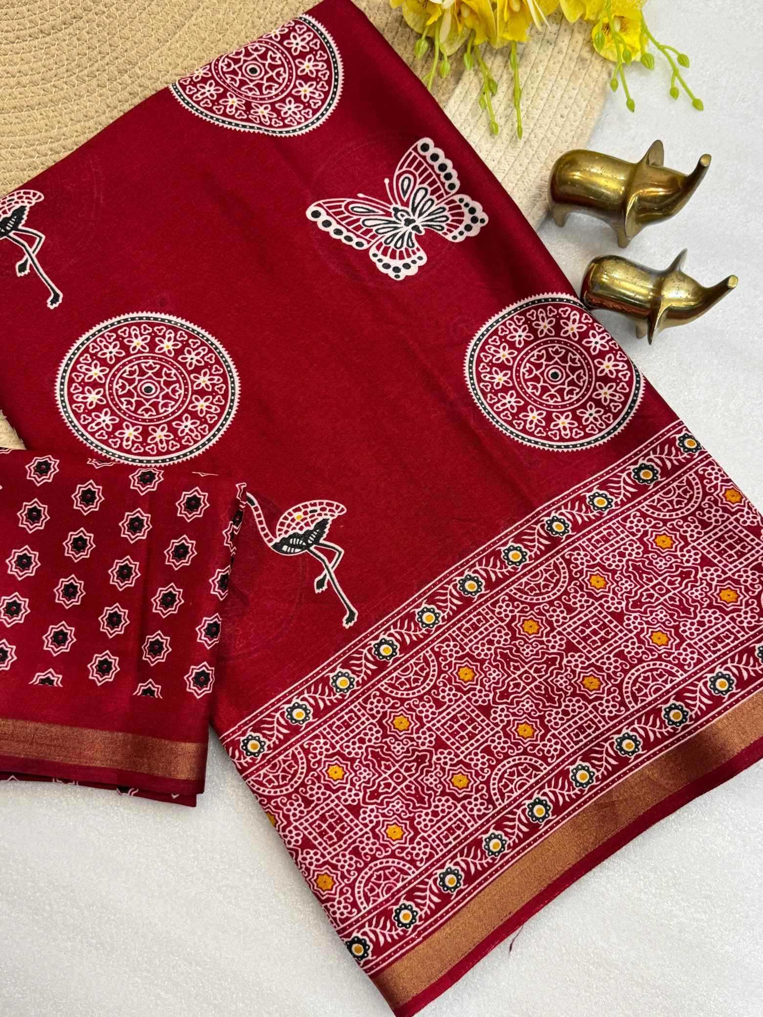 YNF Wholesale Cotton Printed Sarees KESH187 Panika | Surat Manufacturer