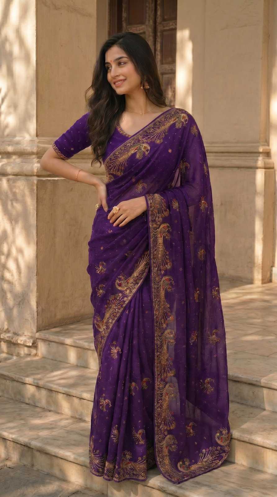 YNF Wholesale Chiffon Chiffon Sarees KESH202 09 | Surat Manufacturer