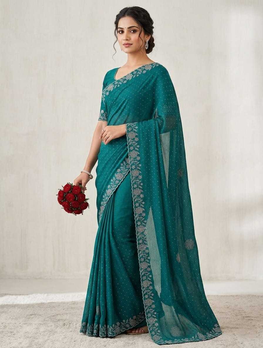 YNF Wholesale Chinon Designer Sarees KESH202 18 | Surat Manufacturer