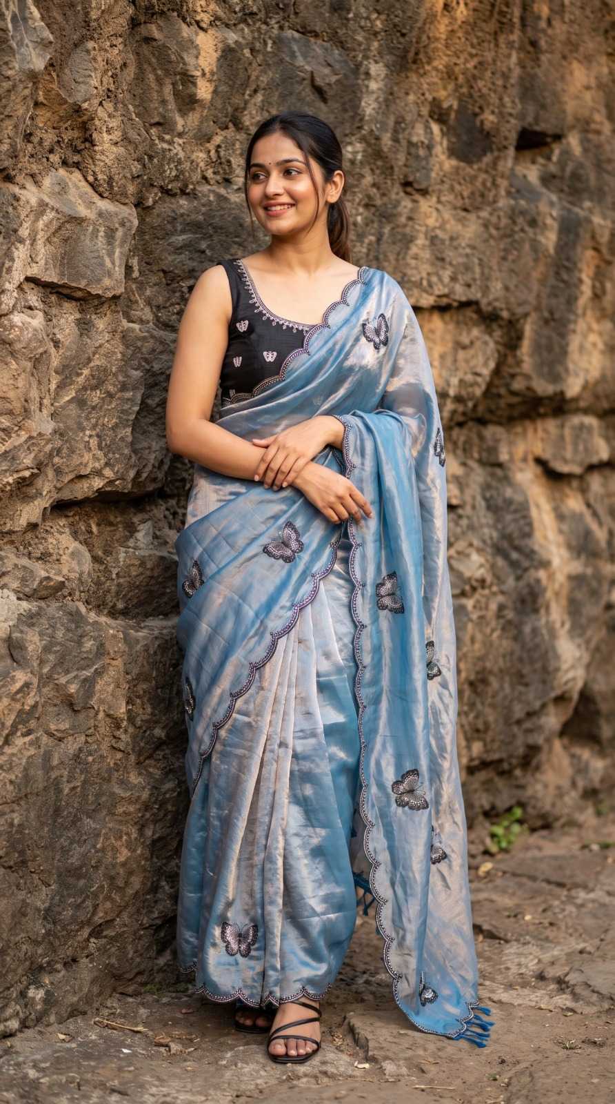 YNF Wholesale Satin Fancy Sarees KESH202 40 | Surat Manufacturer
