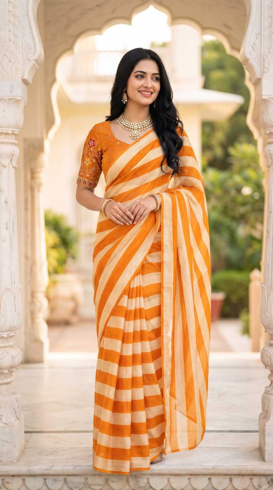 YNF Wholesale Chiffon Sequence Sarees KESH202 52 | Surat Manufacturer